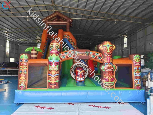 Casa de salto exótica inflable con deslizamiento interno