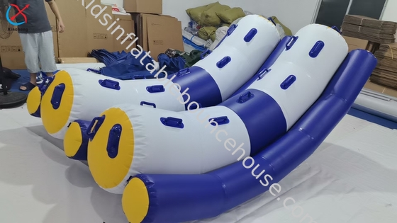 Juegos de agua inflables de fábrica PVC duradero de espesor inflables galvanilla flotante