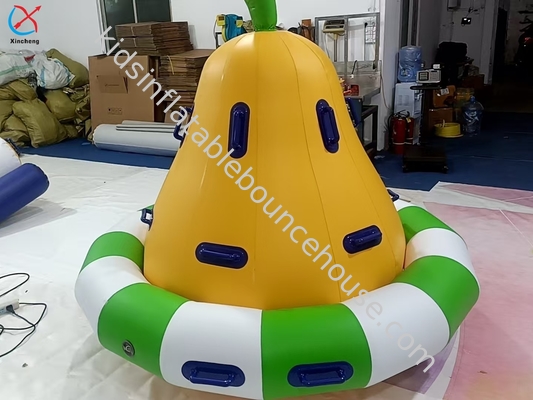 Juegos inflables de giroscopio herméticos inflables modelo de pera de nieve trampolín de remo