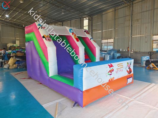 Slides inflables comerciales Slides de salto Mickey Mouse Slides inflables para la venta