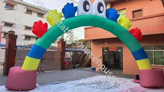 Arco publicitario de PVC revestido de nylon fuerte para eventos comerciales personalizados