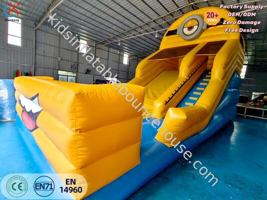 PVC gigante de un solo carril de deslizamiento seco inflable deslizamiento inflable para niños fiesta