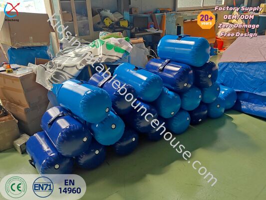 Bolsa de agua inflable de PVC, bolsa pesada rellena de agua para barrera de eventos y deportes
